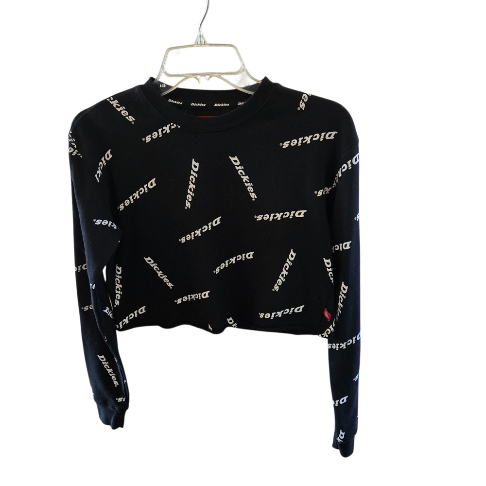 Dickies Black Logo Print Women's Top‎